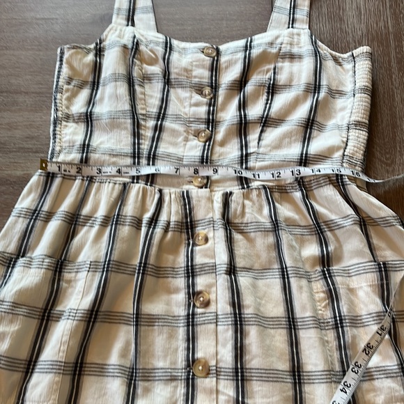 Fat Face dress black / off white lightweight size 10 USA - Picture 9 of 14